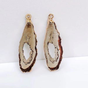 Retro Resin Eardrop Charms Necklace Accessory DIY Material