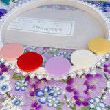 10pcs Japanese Resin Round Patch DIY Jewelry Earring Material