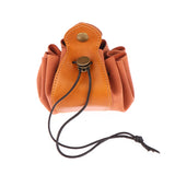 Leather Drawstring Jewelry Storage Pouch