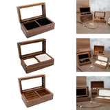 Retro Jewelry Box Organizer Storage Necklace Earrings Holder