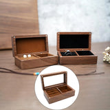 Retro Jewelry Box Organizer Storage Necklace Earrings Holder