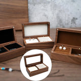 Retro Jewelry Box Organizer Storage Necklace Earrings Holder