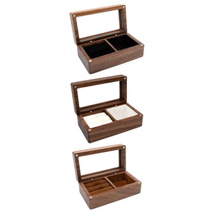 Retro Jewelry Box Organizer Storage Necklace Earrings Holder