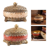 Retro Jewelry Box Watch Rings Earrings Bracelet Necklace Holder Organizer