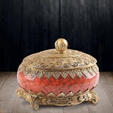 Retro Jewelry Box Watch Rings Earrings Bracelet Necklace Holder Organizer