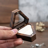 Retro Triangle Wooden Jewelry Organizer
