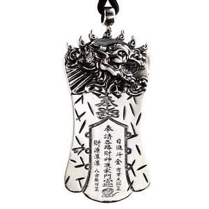 Thai Silver Evil Spirits Pendant Men's Charm