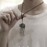 Thai Silver Evil Spirits Pendant Men's Charm
