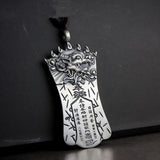 Thai Silver Evil Spirits Pendant Men's Charm