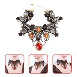 Retro Lace Choker Necklace for Party Prop