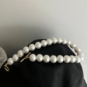 Large Pearl Necklace Women Jewelry Spring