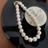 Large Pearl Necklace Women Jewelry Spring