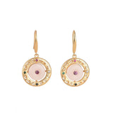 Hotan Jade Retro Drop Earrings for Women