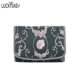 Retro Travel Jewelry Organizer Roll Foldable Jewelry Case for Journey