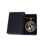 Retro Map Shocking Show Magnifier Pendant Necklace