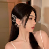 Maple Leaf Ear Clips Retro Style Female Earrings