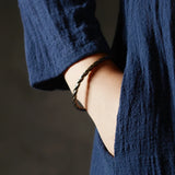 Punk Stainless Steel Bracelet Men Horns Cuff Bracelets Bangles