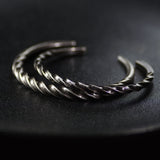 Punk Stainless Steel Bracelet Men Horns Cuff Bracelets Bangles