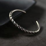 Punk Stainless Steel Bracelet Men Horns Cuff Bracelets Bangles