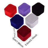 Retro Mini Ring Box Pu Leather Vintage Jewelry Display Box