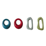Retro Morandi Resin Earring DIY Accessories