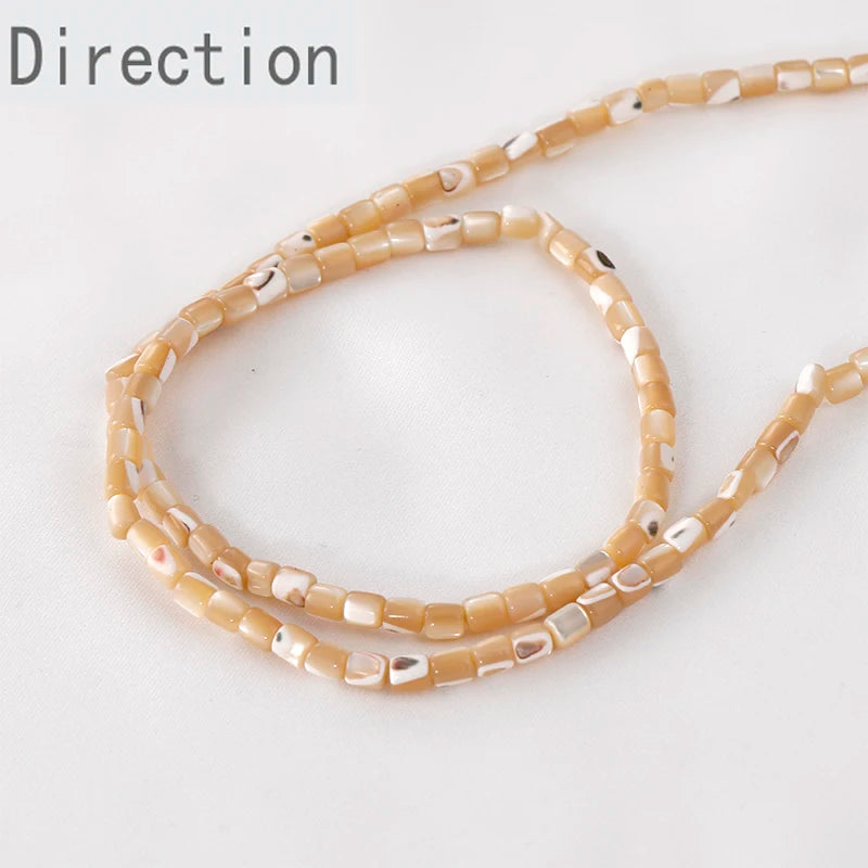 Retro Shell Rice Bead Tube Bead DIY Accessories Material