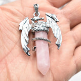Natural Gem Stone Pendulum 6pcs/lot