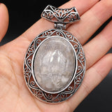 Lapis Lazuli Crystal Pendant for Women DIY Necklace Jewelry