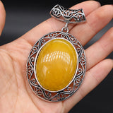 Lapis Lazuli Crystal Pendant for Women DIY Necklace Jewelry