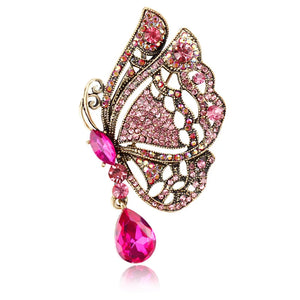 Vintage Butterfly Brooch for Women H102