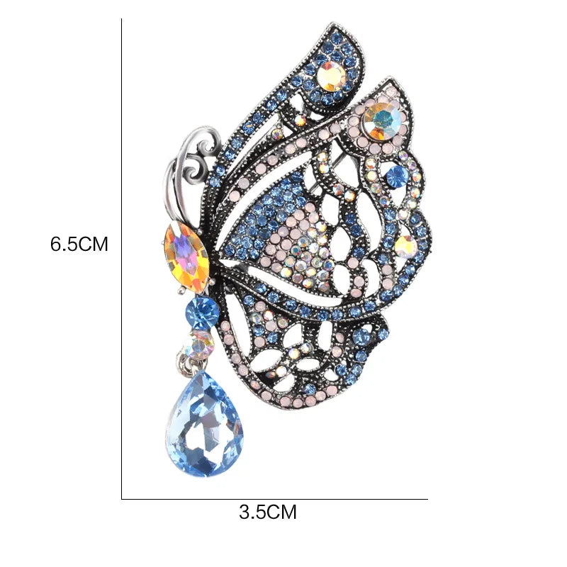 Vintage Butterfly Brooch for Women H102