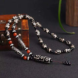 Nine-eyed Natural Tibetan Dzi Agates Beads DIY Jewelry Stone Antique Agates