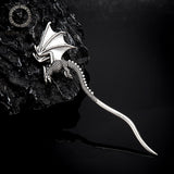 Nordic Vikings Dragon Hair Stick Women Creative Hairpins