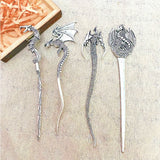 Nordic Vikings Dragon Hair Stick Women Creative Hairpins