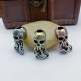 Octopus Skull Head Keychain Pendant Outdoor DIY Accessories