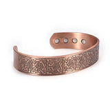 Red Copper Magnetic Cuff Bracelet Anti-oxidation Health Bracelet