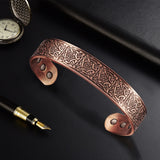 Red Copper Magnetic Cuff Bracelet Anti-oxidation Health Bracelet
