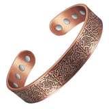 Red Copper Magnetic Cuff Bracelet Anti-oxidation Health Bracelet