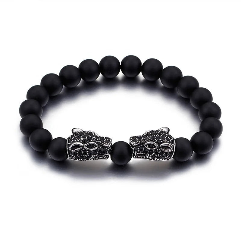 Retro Men's Bead Bracelet Stone Beaded Bracelets