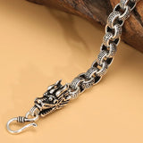 Vintage Rock Dragon Chain Bracelet for Men