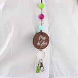 Retro Personalized Ethnic Lanyard Keychain For Couple Women Pendants