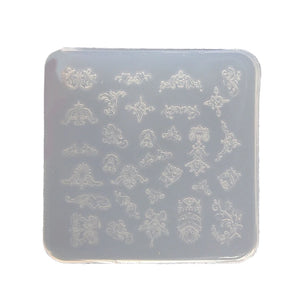 Retro Polymer Clay Decorating Tools Silicone Mold for Jewelry Making
