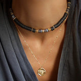 Retro Punk Collar Choker Necklace Soft Pottery Jewelry