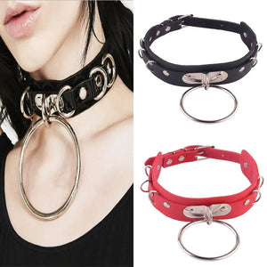 Retro Punk Collar Necklace Girl Rivets Choker Party Gothic Jewelry