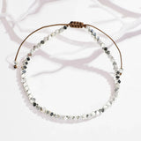 Geometric Handwoven Bead Bracelet Adjustable Hand Jewelry