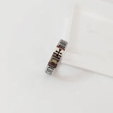 Retro Punk Cross Couple Ring Stainless Steel Vintage Wedding Jewelry Gift