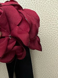 Red Velvet Flower Choker Necklace Harajuku Gothic Dark Girl Sweet Collar