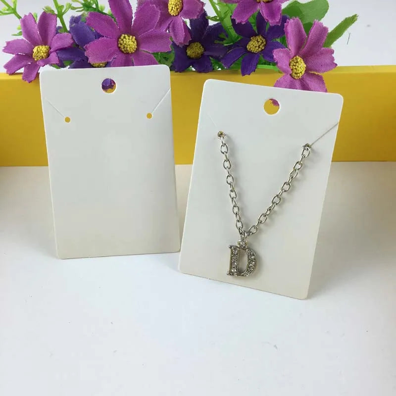 Retro Multi-Color Necklace Cards 100Pcs/Lot