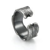 Retro Ring Men's Finger Accessories Hip Hop Open Ring Silver 925 Sterling