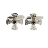 Roman Cross Cufflinks Men's French Cuff Buttons